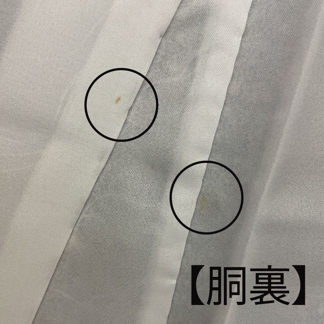 小紋 身丈160cm 裄丈66cm 袷 菱形に花 ポリ Sランク 青系 1115000942417