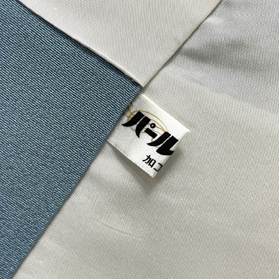 訪問着 正絹 Sランク 袷 身丈155.5cm 裄丈63cm 砧青磁色(きぬたせいじいろ) 加賀友禅 南克治 付下げ 花籠 しつけ糸付き 水色系 1112007312324