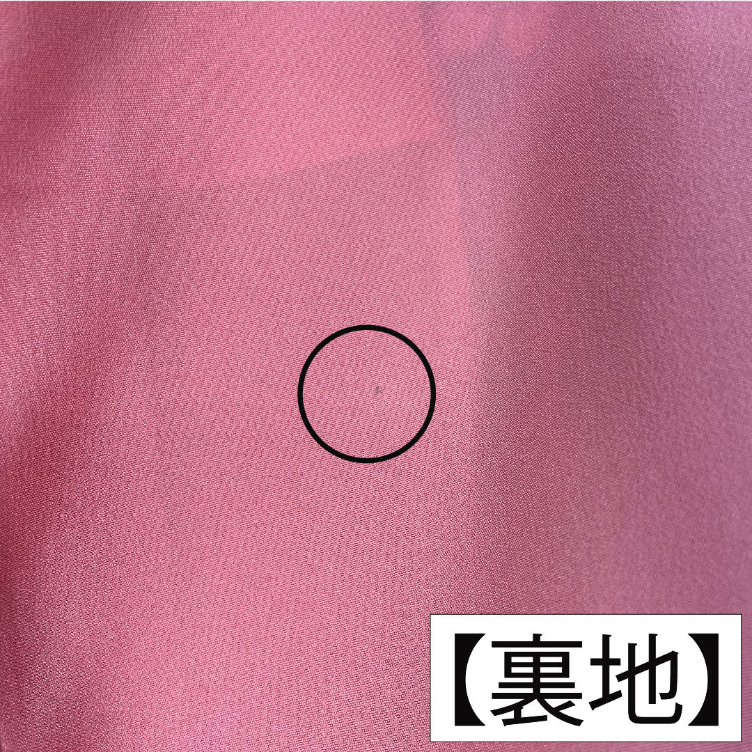 小紋 正絹 身丈162cm 裄丈65cm 袷 鉄葡萄色(てつぶどういろ) 京紅型 吉祥文様 Aランク 紺系 1115004453418