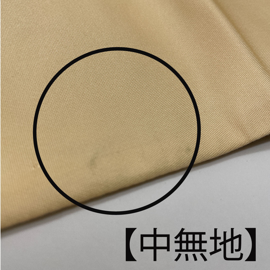 袋帯 引箔 松 本金箔 帯丈440cm 正絹 Aランク ポイント柄 フォーマル 金系 1123005063321