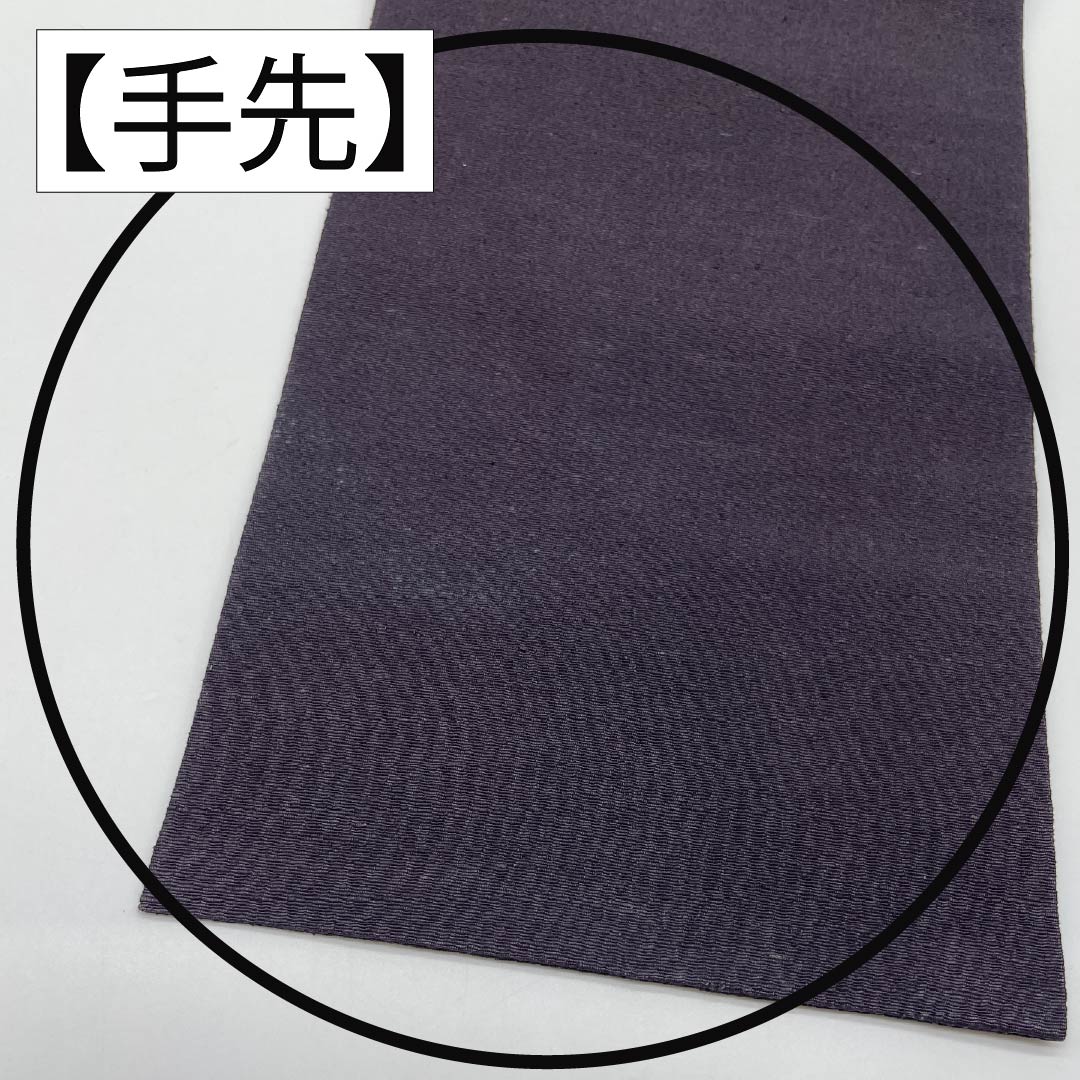 名古屋帯 正絹 Aランク 蕎麦切色(そばきりいろ) 型染 紅型調 抽象花 帯丈340cm 六通 カジュアル グレー系 1124010443322 名古屋仕立て