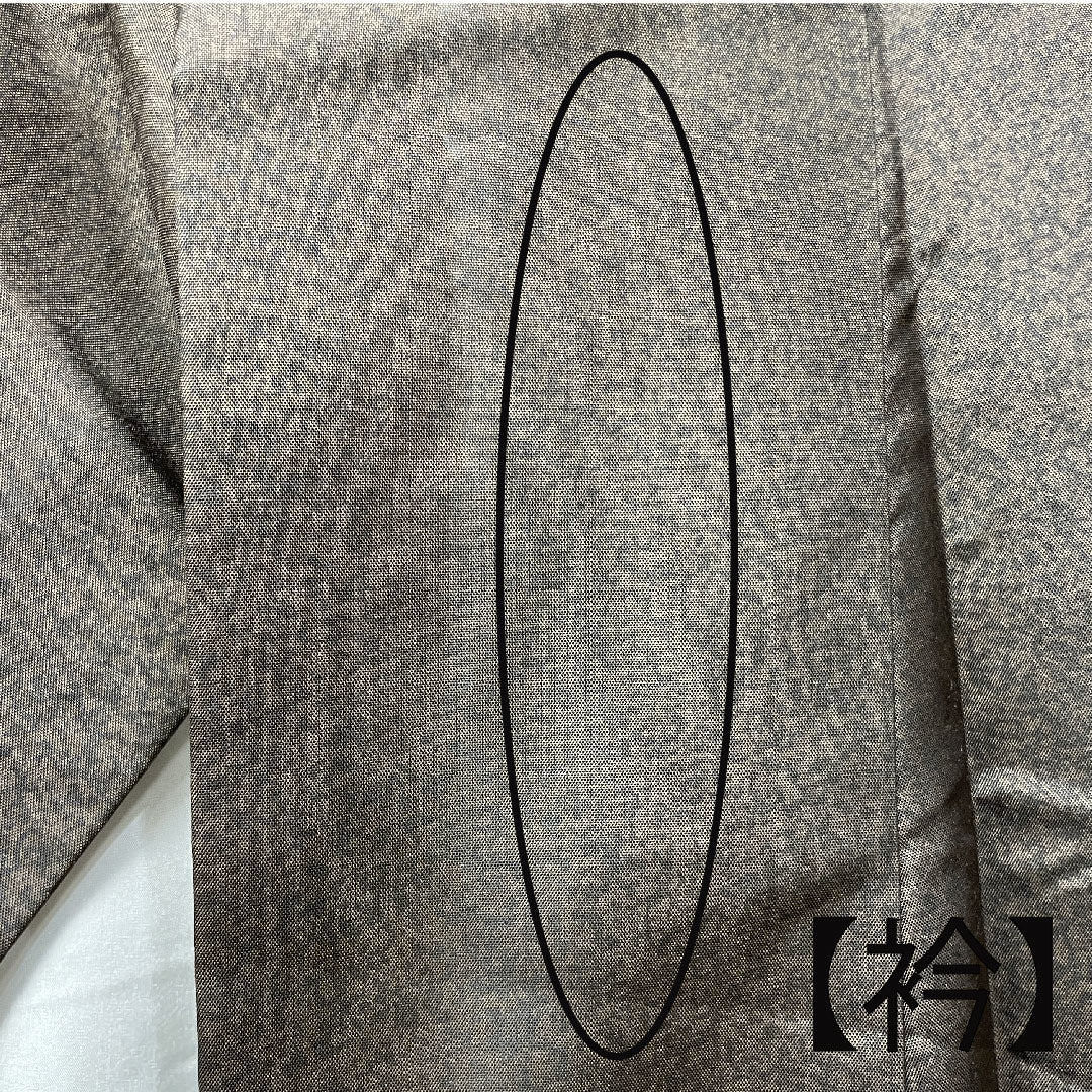 訪問着 袷 身丈167cm 裄丈64cm 消炭色 作家物 円相 正絹 Aランク 茶系 1112002473514