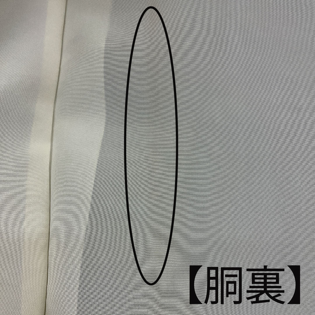 結城紬 身丈159cm 裄丈63.5cm 風景模様 正絹 Aランク 袷 黒系 1116001313310