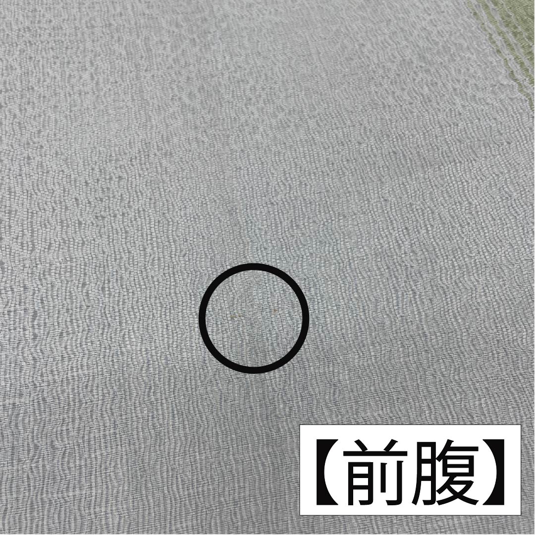 Fukuro Obi, pure silk, fish belly foil color, scoop weave, abstract pattern, obi length 442cm, A rank, point pattern, casual, light blue, 1123013223324