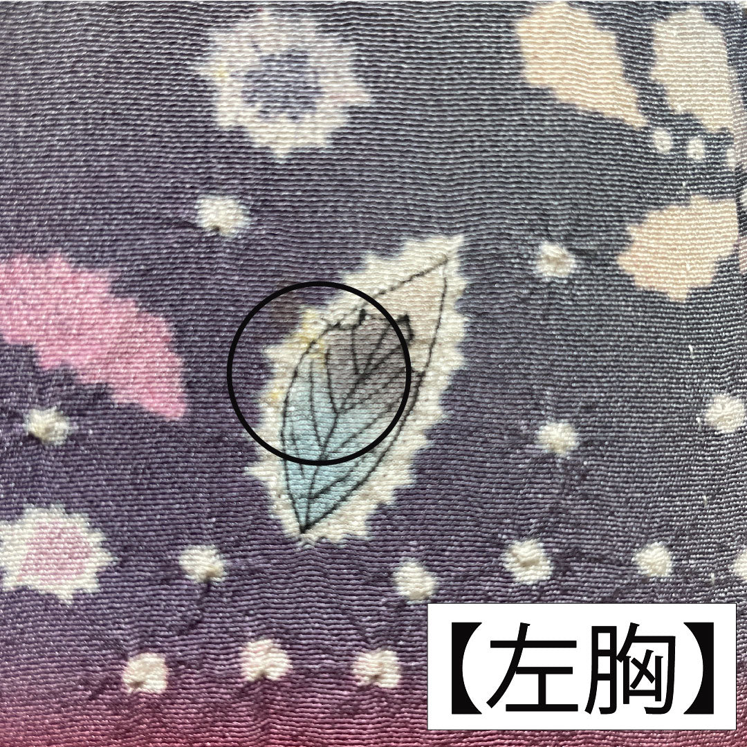 訪問着 正絹 袷 身丈163.5cm 裄丈64.5cm 臙脂色(えんじいろ) 辻ヶ花 Aランク 赤系 1112005823412