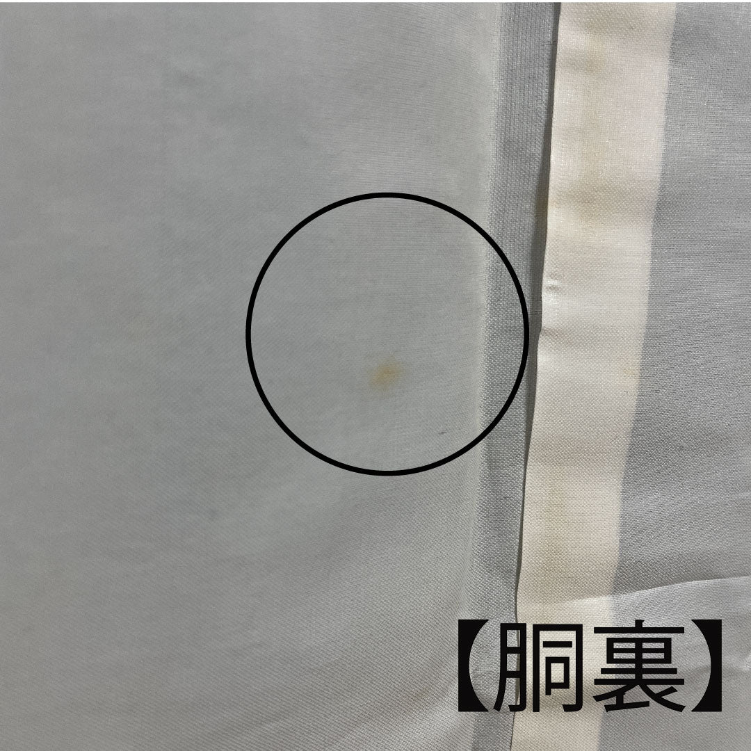 紬 正絹 身丈157.5cm 裄丈63cm お召 花模様 Aランク 袷 黒系 1116001703310