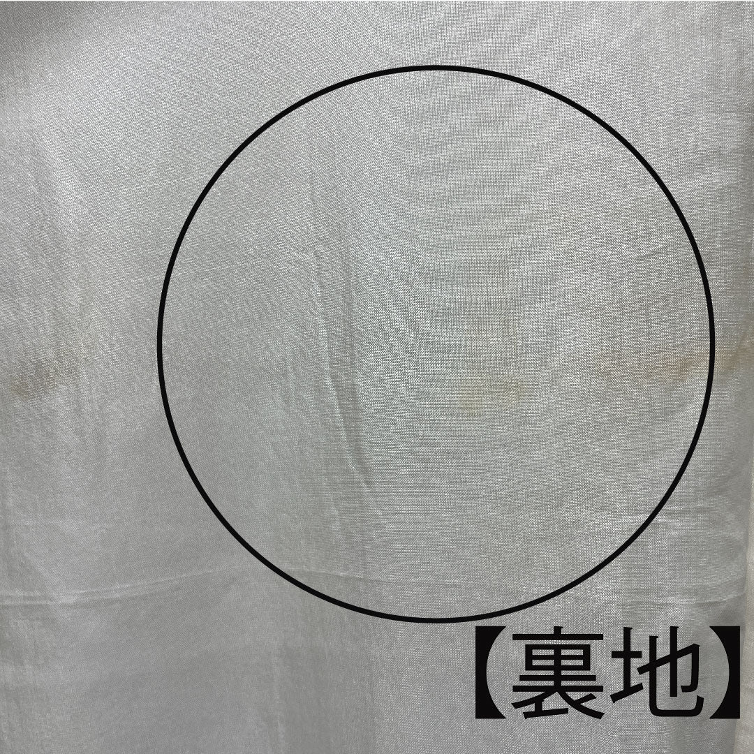 Homongi, pure silk, lined, length 155cm, sleeve length 61cm, cloud gray, Kyoto yuzen, bamboo, pine, crane, A rank, gray, 1112002923322