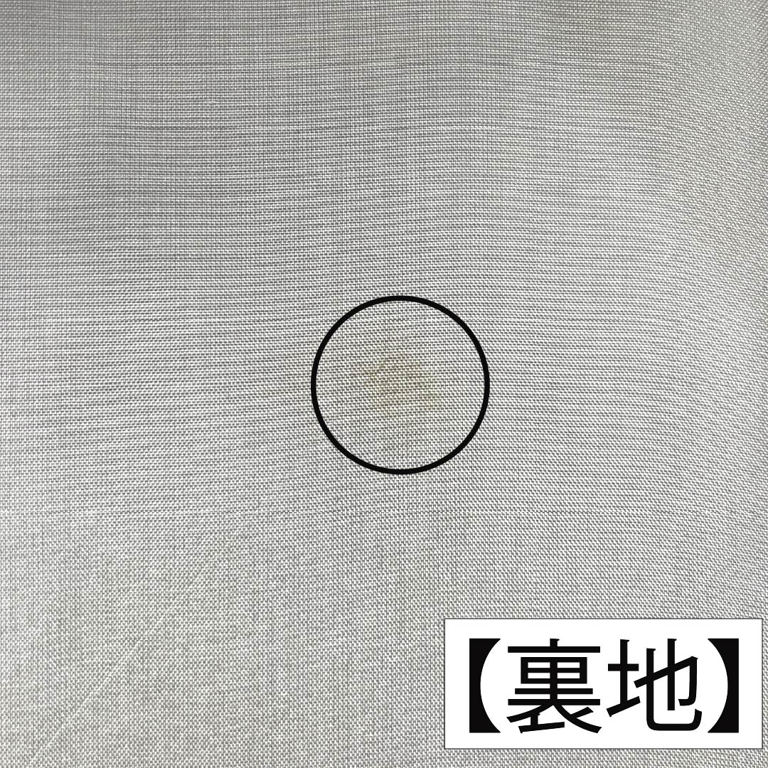 紬 正絹 身丈152cm 裄丈62cm 桃尻色(ももじりいろ) 幾何学模様 Aランク 袷 黒系 1116003763210