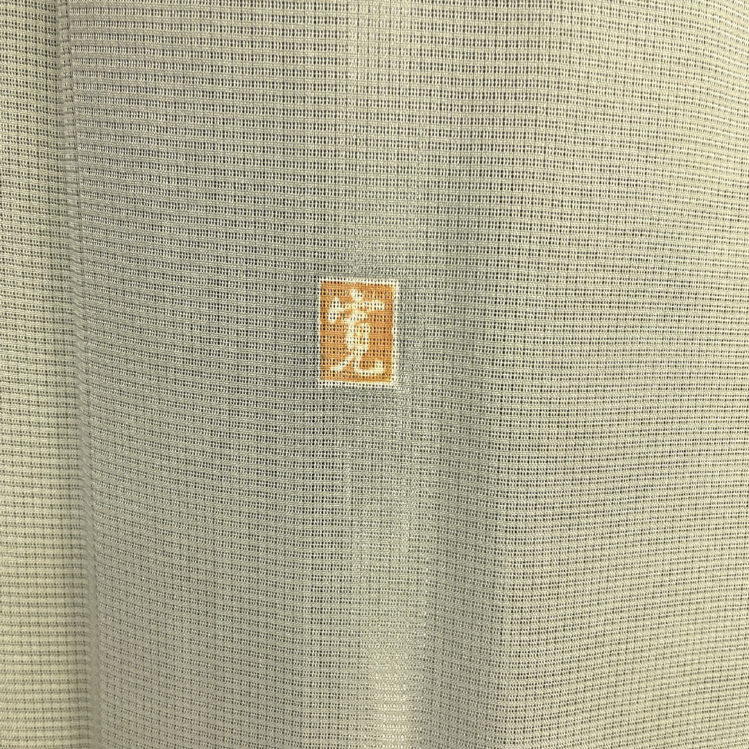 色留袖 身丈156.5cm 裄丈64cm 紗 庭園風景 作家物 正絹 Aランク 一つ紋 緑系 1111000153319