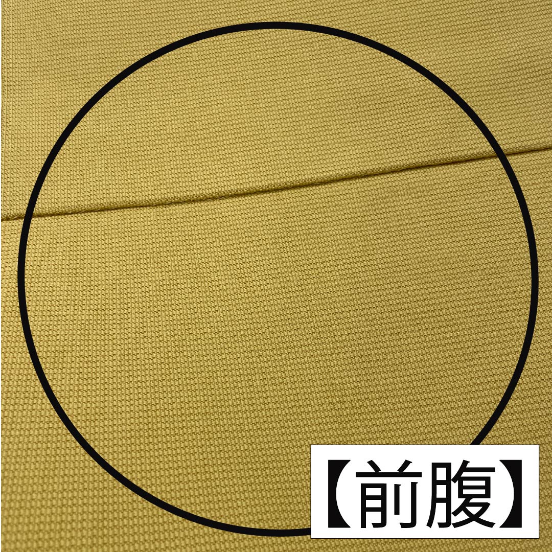 Nagoya obi, yellow karakami color, Tsuzure weave, Tsuzure weave with nail-scratched pattern, Rabbit, obi length 388cm, pure silk, S rank, point pattern, casual, yellow, 1124007672423, open style