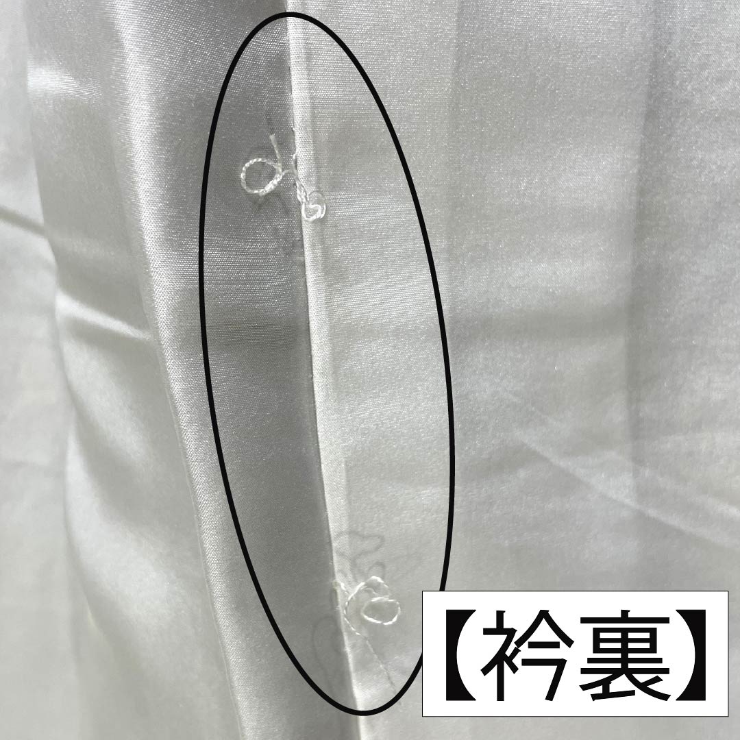 小紋 正絹 Aランク 身丈155.5cm 裄丈64cm 袷 鉄色(てついろ) 江戸小紋 南部幸雄 菊 割付文様 緑系 1115007243319