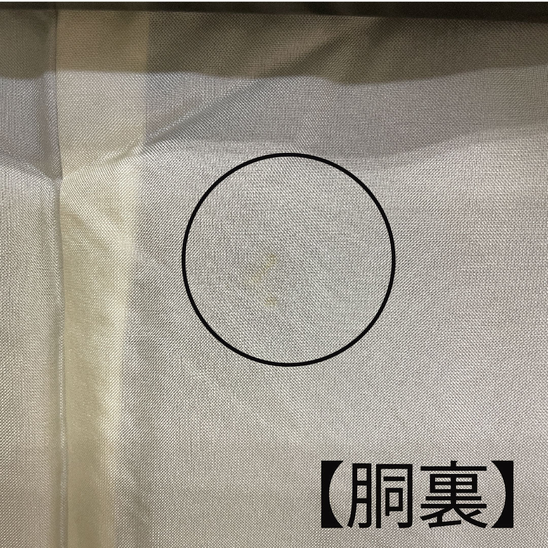 大島紬 身丈166.5cm 裄丈66cm 経緯絣 かんざし 幾何学模様 正絹 Aランク 袷 紺系 1116001543518