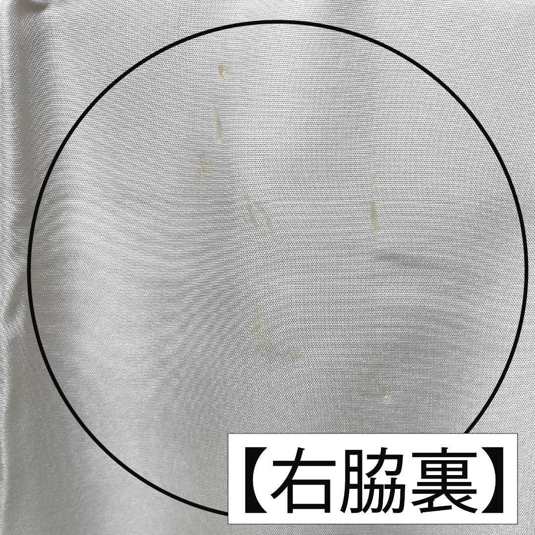 訪問着 正絹 Aランク 袷 身丈158cm 裄丈60cm かざり錦 佐賀錦 小島敏男 通し裏 付下げ 草花模様 クリーム系 1112006803315