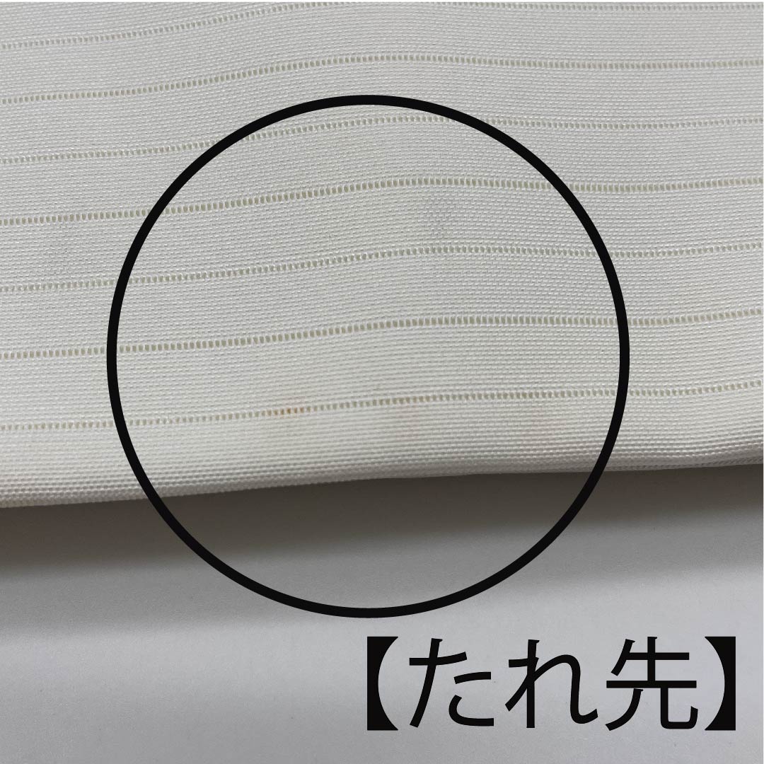 名古屋帯 白色 夏帯 絽 牡丹 染帯 帯丈373cm 正絹 Bランク ポイント柄 カジュアル 白系 1124004504311 名古屋仕立て