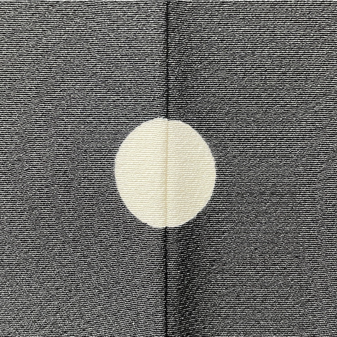 Black formal kimono, length 170.5cm, sleeve length 66cm, lined, no crest, with basting thread, unused, Kyo-Yuzen, Katsura Imperial Villa, landscape pattern, pure silk, S rank, none, black, 1111001092610