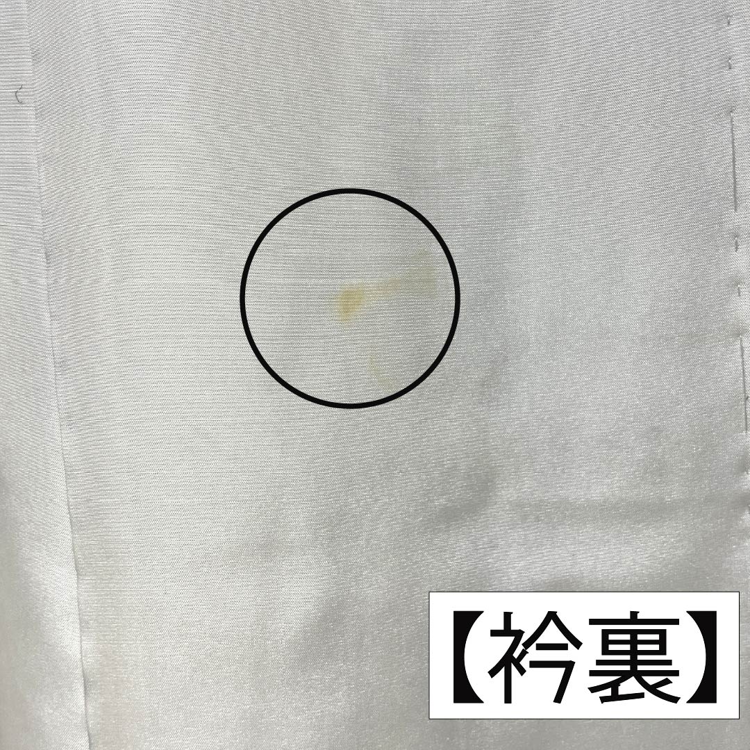 紬 正絹 Aランク 身丈172cm 裄丈64.5cm 燻色(ふすべいろ) 本場結城紬 100亀甲 瓦 袷 紺系 1116004243618