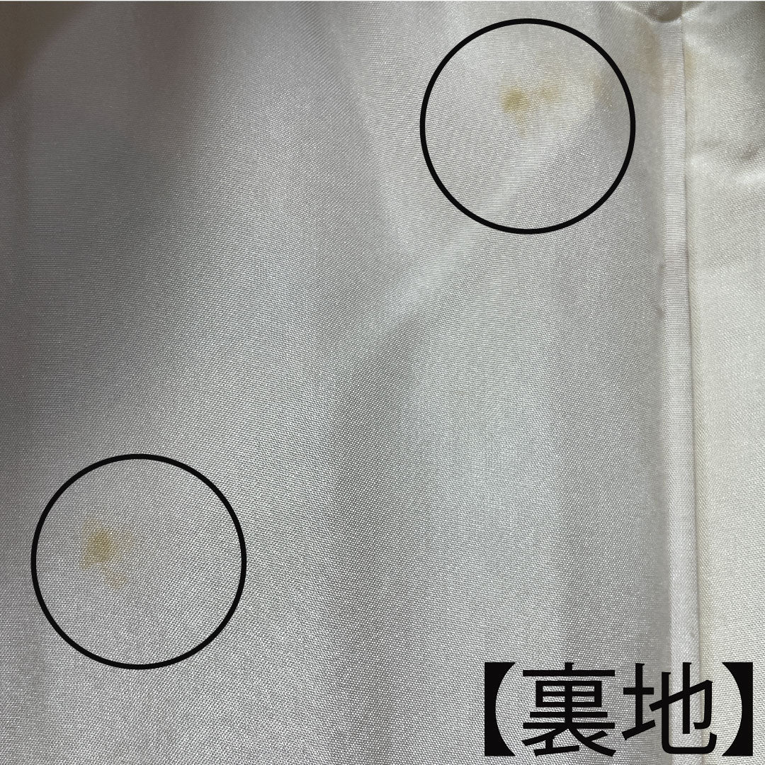 訪問着 正絹 袷 身丈156.5cm 裄丈64cm 桜色 辻ヶ花 五瓜に片喰 Aランク ピンク系 1112003113313