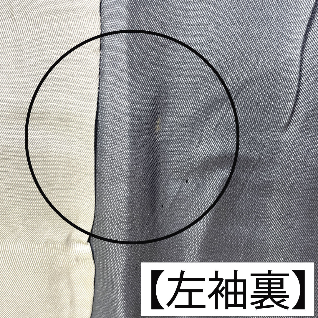 男物 ウール Aランク 身丈90cm 裄丈69.5cm 鉄紺色(てつこんいろ) 紺系 1119001653118