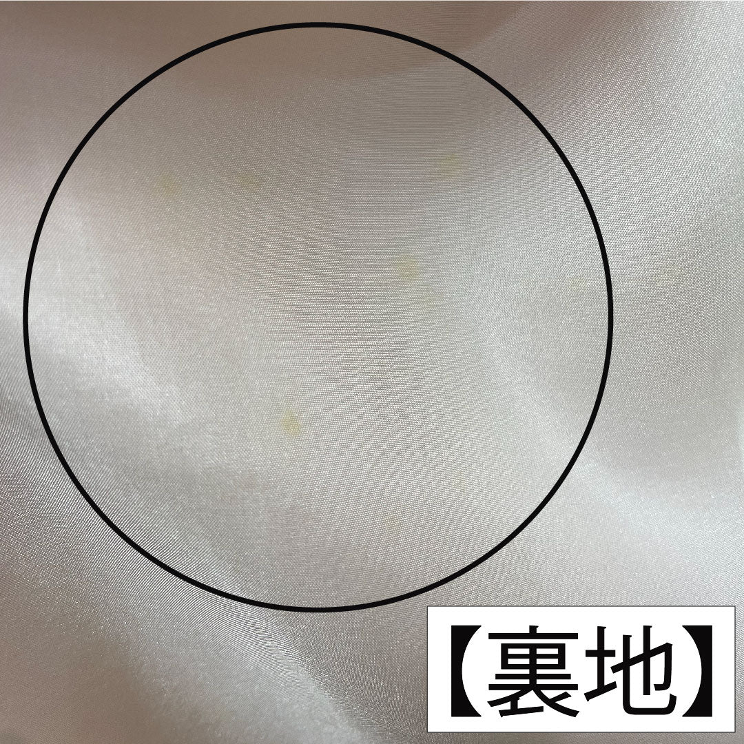 色無地 正絹 身丈159cm 裄丈66.5cm 乙女色(おとめいろ) 抽象模様 一つ紋 中陰桔梗 袷 Aランク ピンク系 1114001363313