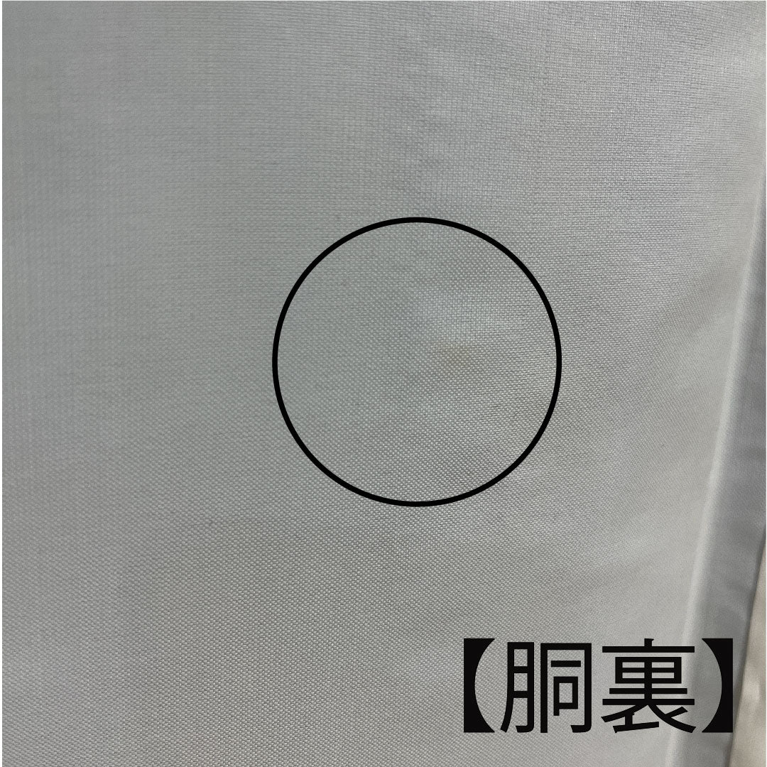 紬 正絹 身丈157.5cm 裄丈63cm お召 花模様 Aランク 袷 黒系 1116001703310