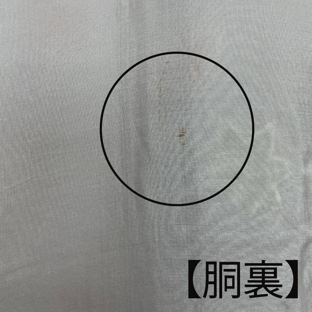 小紋 身丈158cm 裄丈66.5cm 袷 藤鳩羽色 型染 菊 正絹 Aランク 紫系 1115002413320