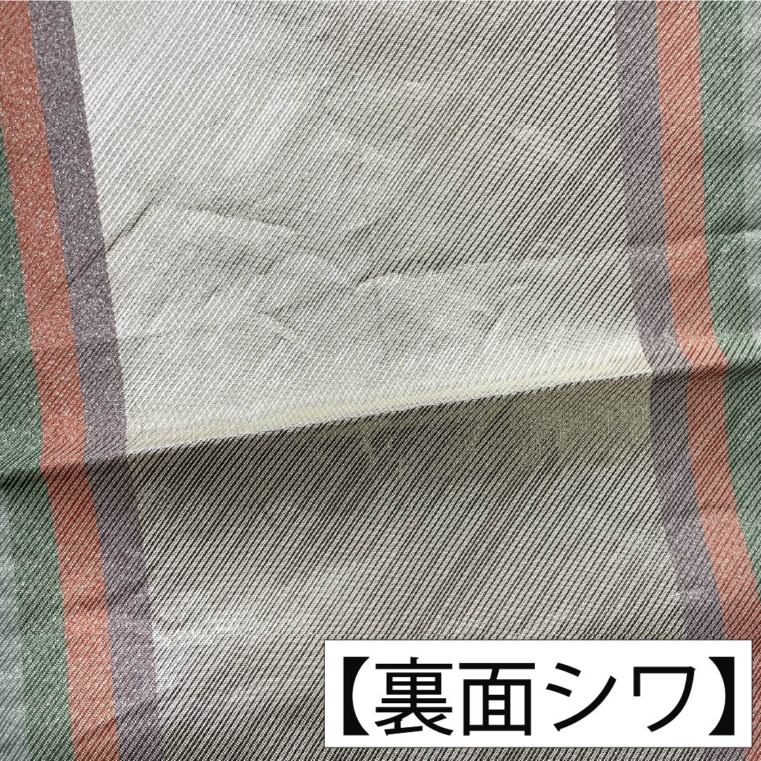袋帯 正絹 Sランク 西陣織 桜 蝶 帯丈434cm 六通 フォーマル 銀系 1123017992322
