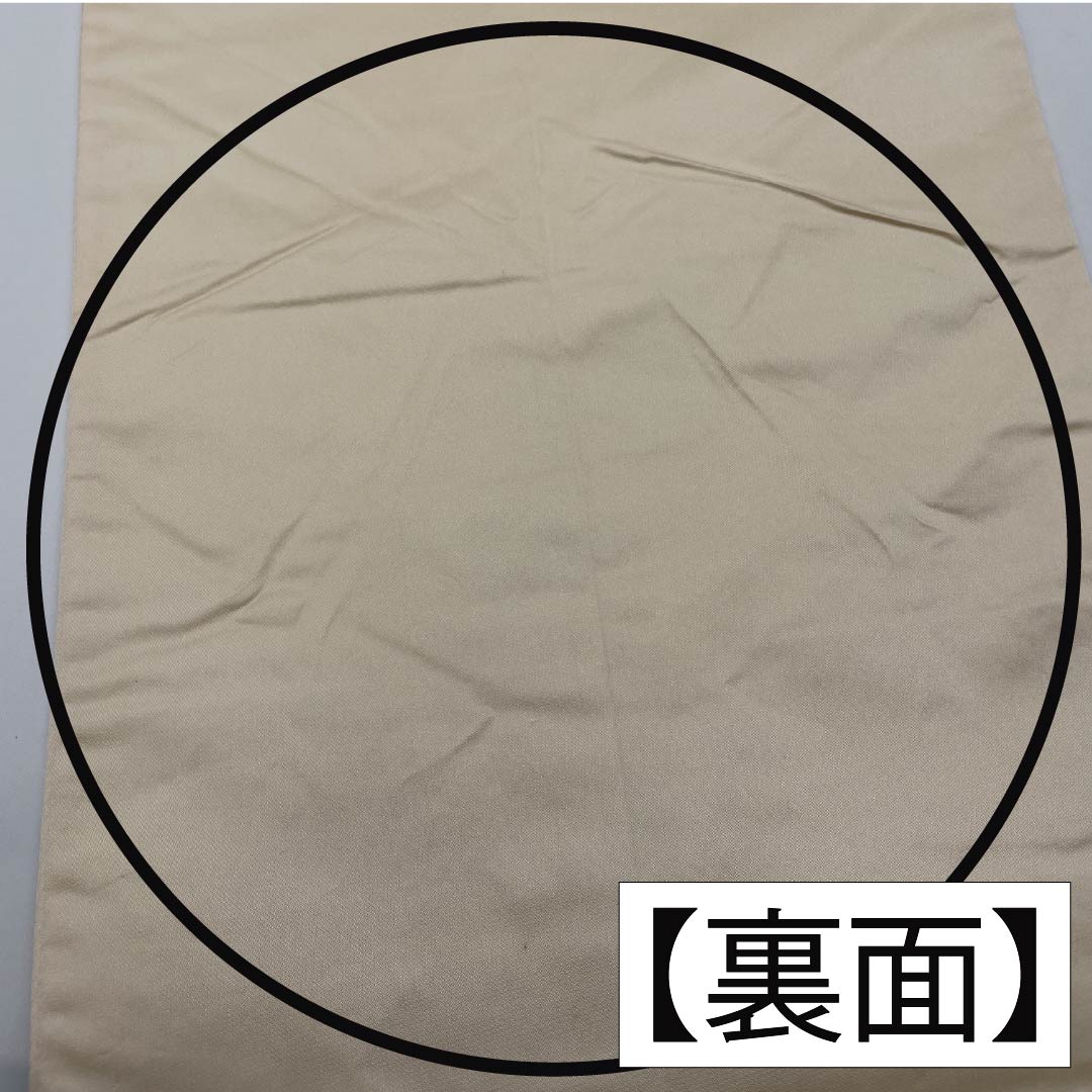 袋帯 正絹 雲井鼠色(くもいねずいろ) 留袖用 扇面 唐花 帯丈438cm Aランク 六通 フォーマル グレー系 1123014073322