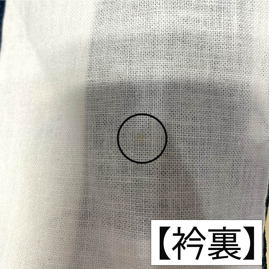夏物 ポリエステル お召 Aランク 身丈163.5cm 裄丈67.5cm 黮色(つじみいろ) 洗える着物 抽象模様 紗 緑系 1132006413419