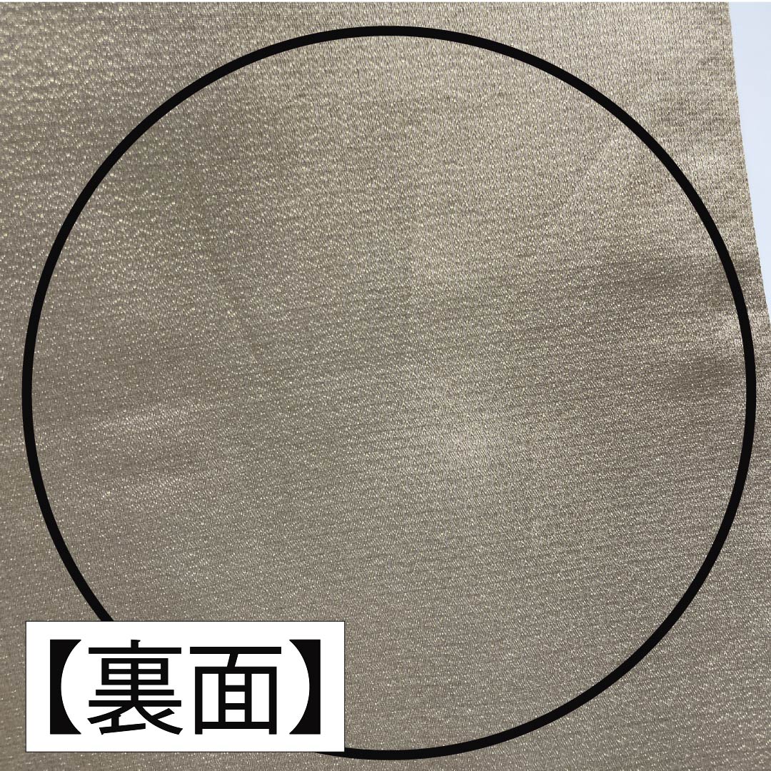 袋帯 正絹 空色鼠色(そらいろねずいろ) 組織り 波模様 帯丈440cm Aランク ポイント柄 セミフォーマル 水色系 1123014873324