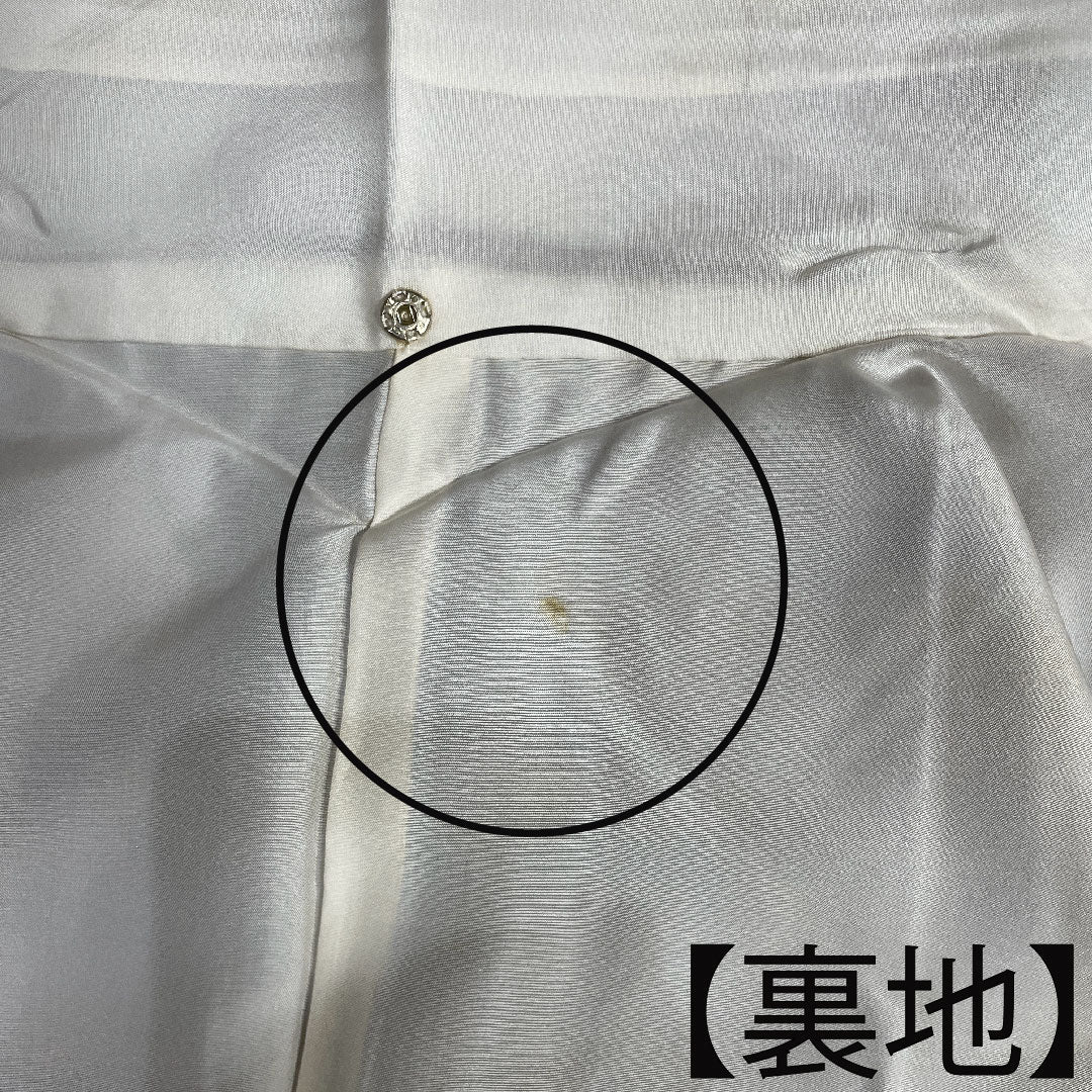 紬 正絹 身丈155.5cm 裄丈62.5cm 横段 Aランク 袷 茶系 1116002793314