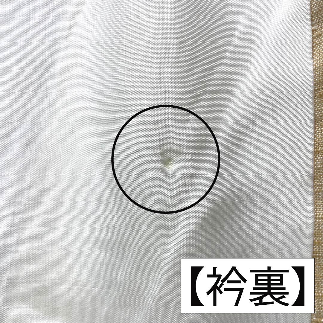 紬 正絹 Aランク 身丈154.5cm 裄丈65cm 鳥の子色(とりのこいろ) 楢山紬 縞 真綿紬 袷 ベージュ系 1116005193225