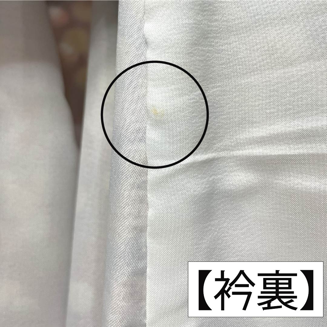 小紋 ポリエステル 身丈161.5cm 裄丈66cm 袷 蒲萄色(えびいろ) 古代紫色(こだいむらさきいろ) 型染 抽象柄 洗える着物 Aランク 紫系 1115005543420