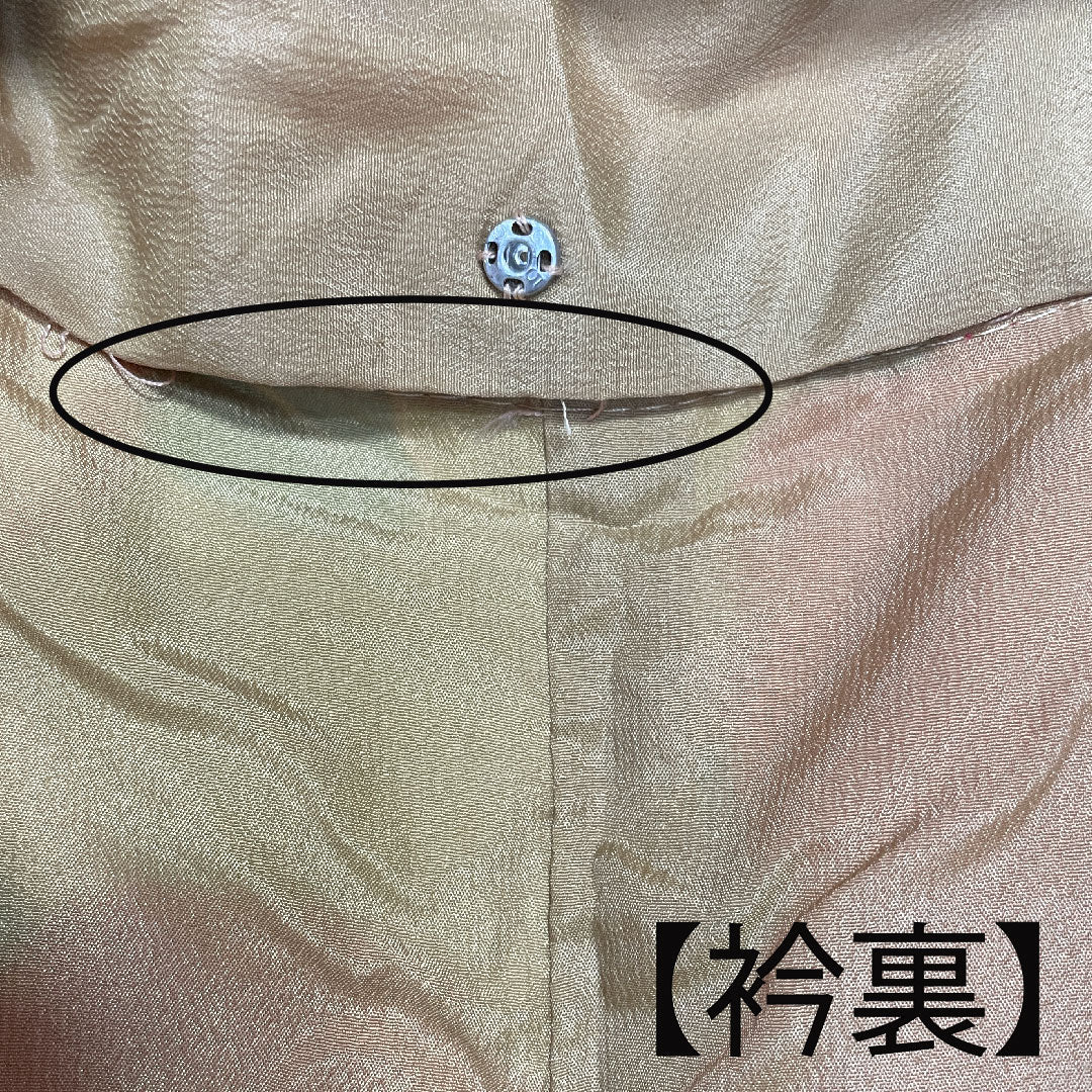 振袖 身丈166cm 裄丈67cm 袷 洗える着物 椿 ポリ Sランク グラデ 1113001122599