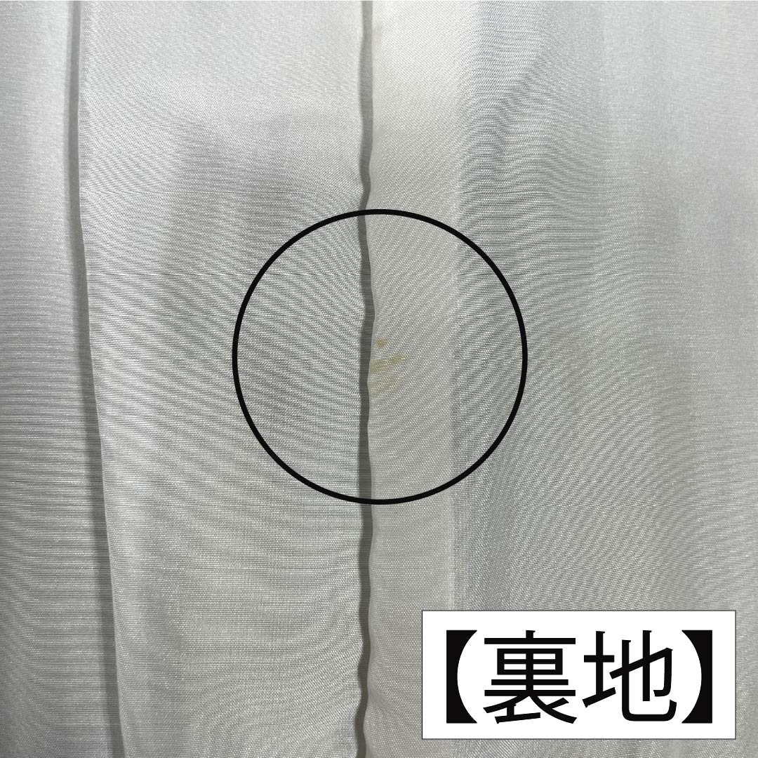 小紋 正絹 Aランク 身丈155.5cm 裄丈64cm 袷 鉄色(てついろ) 江戸小紋 南部幸雄 菊 割付文様 緑系 1115007243319