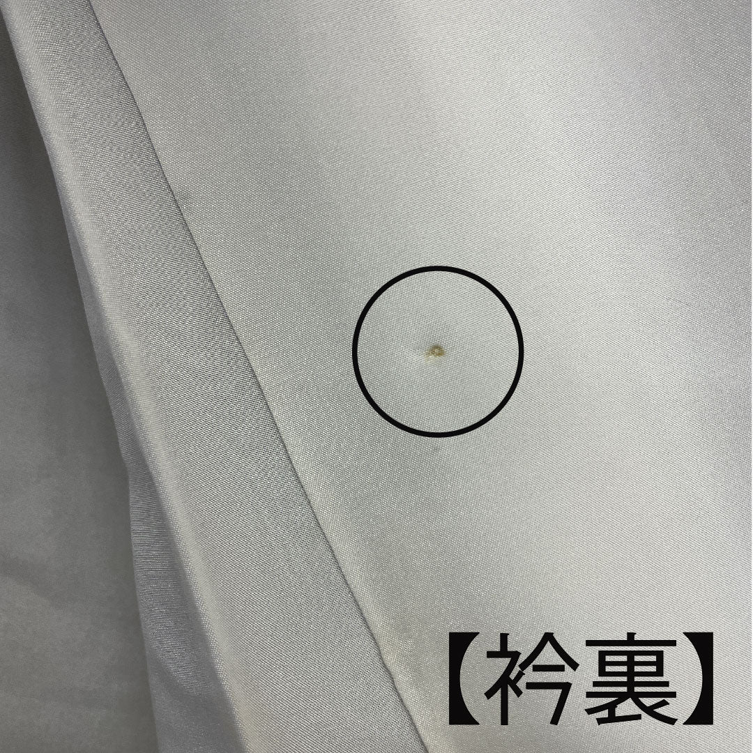 大島紬 身丈159cm 裄丈65cm 経緯絣 草花模様 正絹 Bランク 袷 茶系 1116001253314