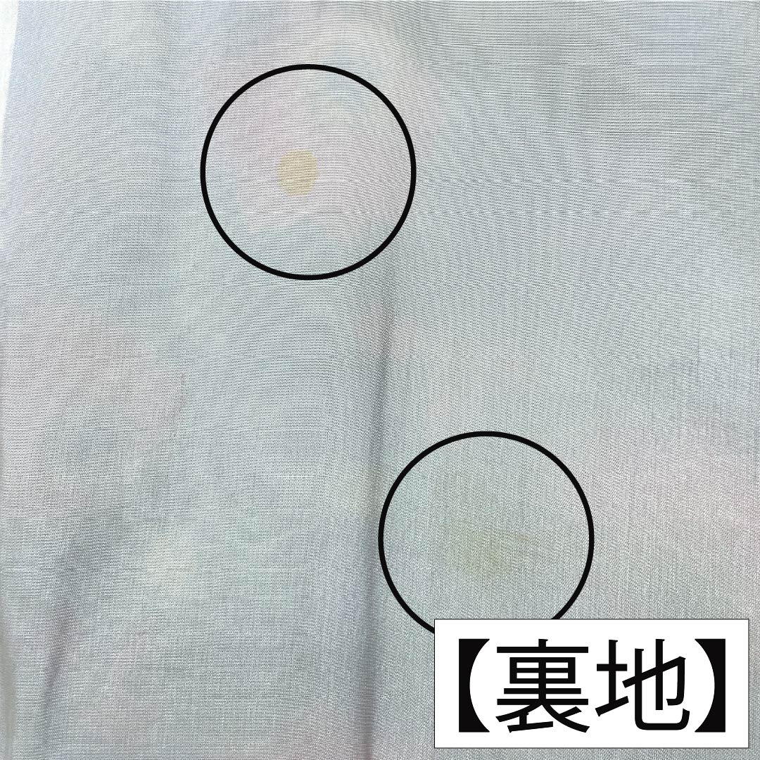 小紋 正絹 Aランク 身丈160.5cm 裄丈66cm 袷 洋花 鳥 しつけ糸付き 黒系 1115007073410