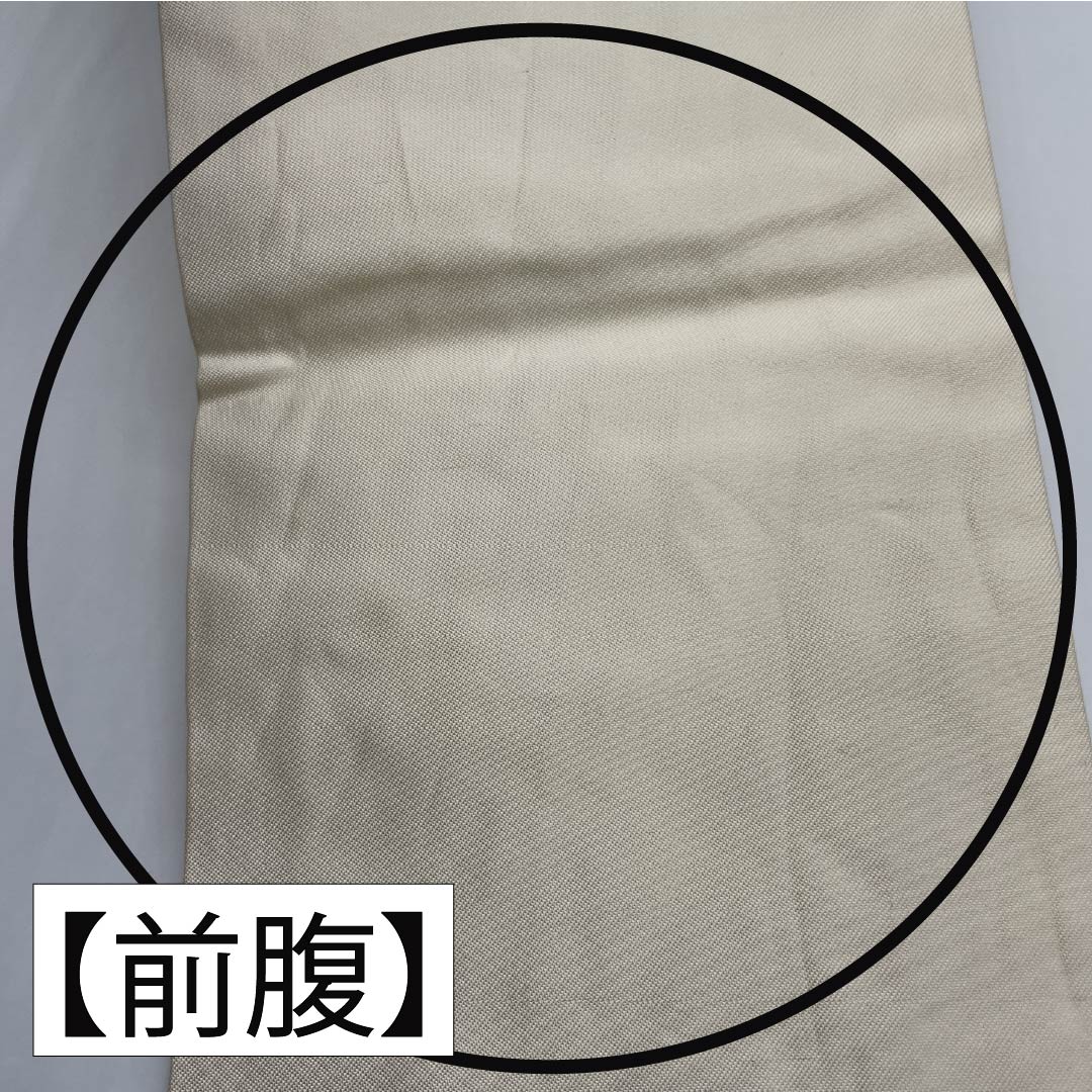 名古屋帯 正絹 Aランク 刺繍 組紐 花紋 椿 帯丈358cm ポイント柄 セミフォーマル 銀系 1124010663322 名古屋仕立て