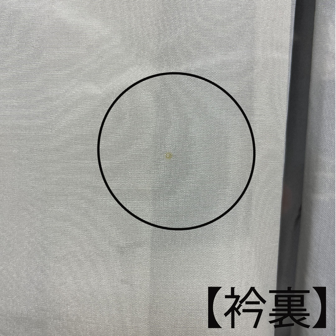 小紋 身丈155cm 裄丈62cm 袷 京紅型 松竹梅 花模様 正絹 Sランク 紺系 1115001202318