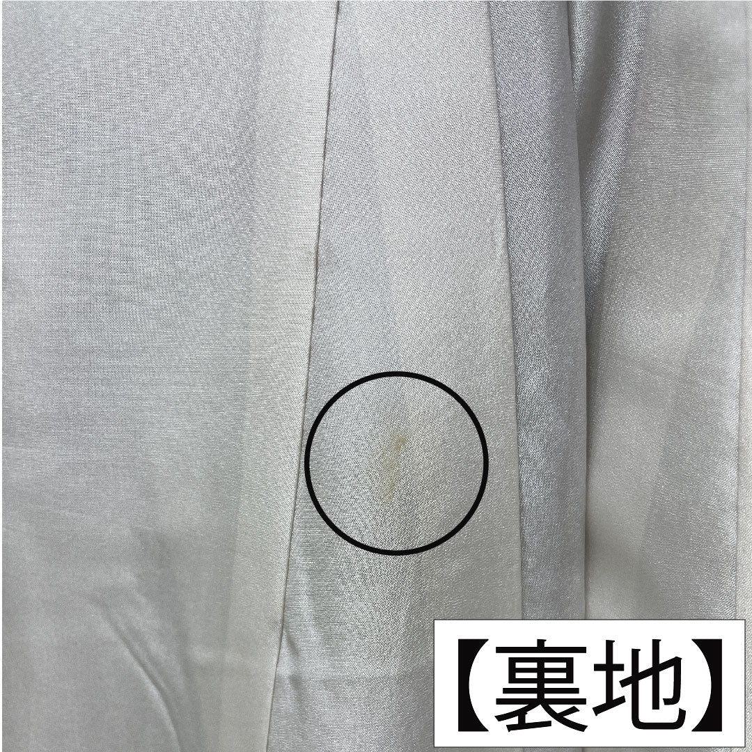 訪問着 正絹 袷 身丈163.5cm 裄丈68cm 栗色(くりいろ) 辻ヶ花 一つ紋 中陰剣片喰 Aランク 茶系 1112004913414