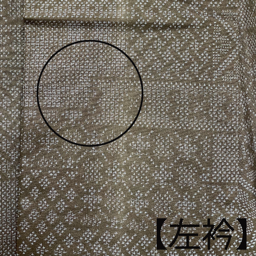 大島紬 身丈169.5cm 裄丈68cm 経緯絣 正倉院文様 正絹 Aランク 袷 紺系 1116001863518