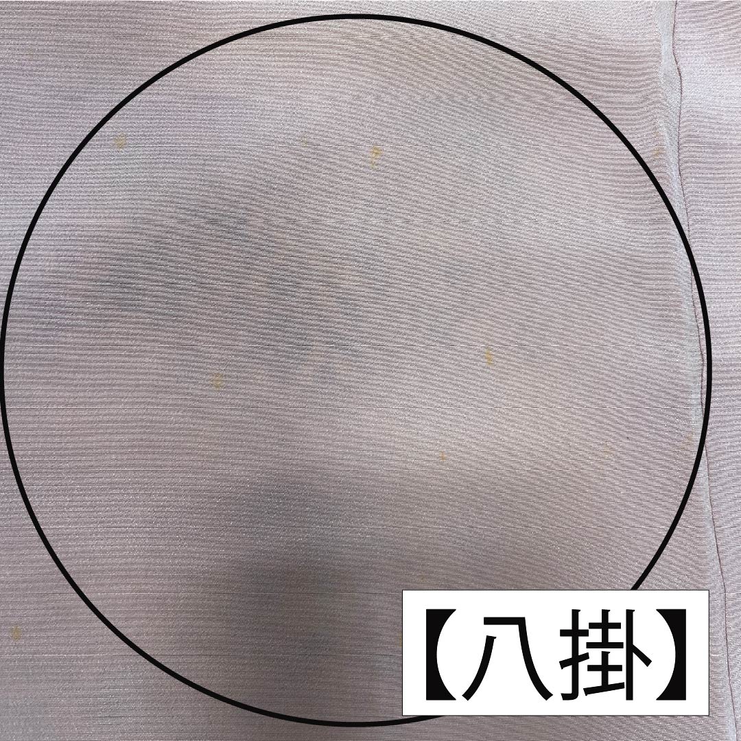 小紋 正絹 身丈147cm 裄丈64cm 袷 生成り色(きなりいろ) 型染 抽象模様 しつけ糸付き Aランク 白系 1115006123111