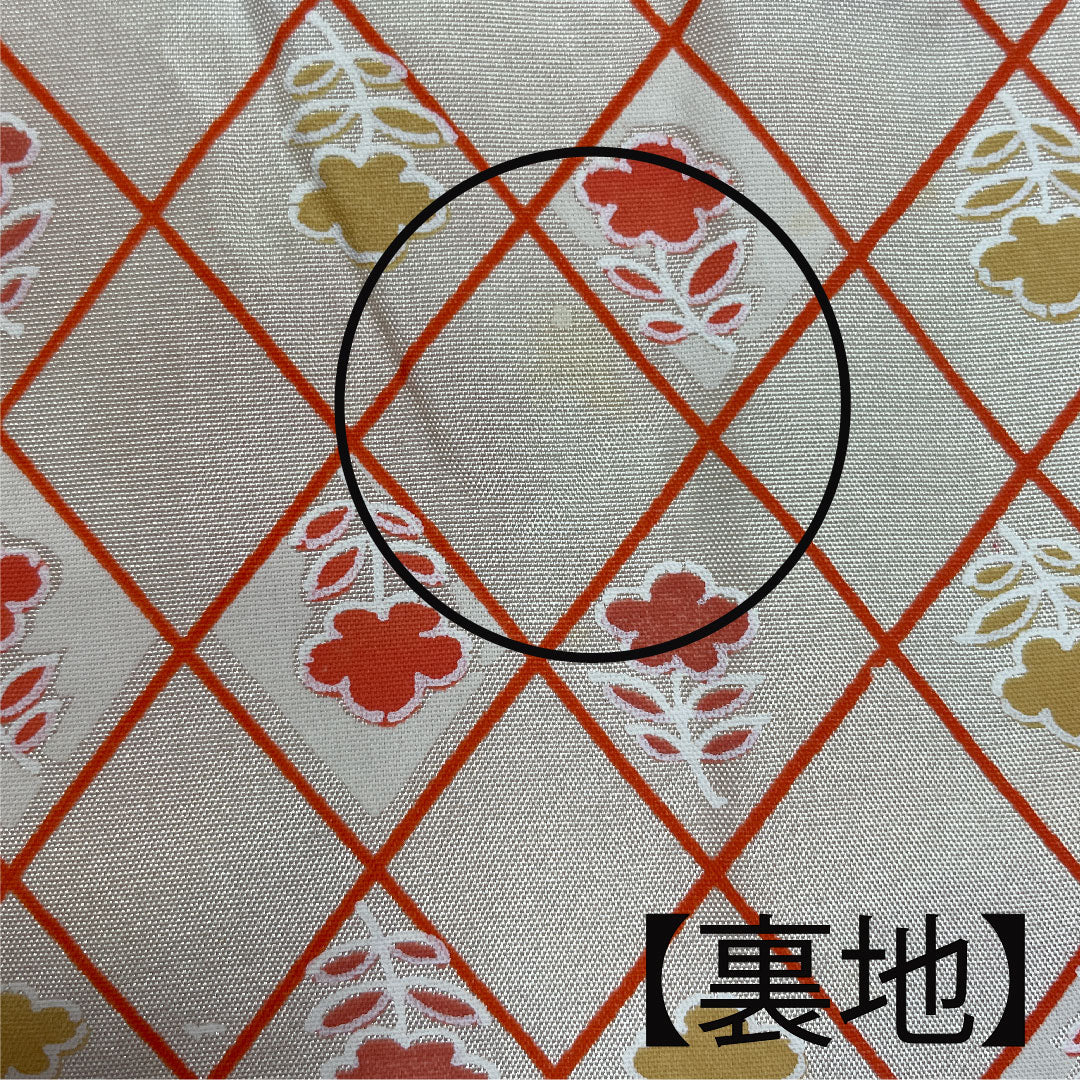 羽織 身丈82cm 裄丈62.5cm 中紅色 絞り 幾何学模様 正絹 Aランク 袷 ピンク系 1117000263913