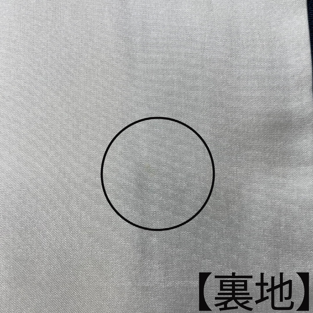 Homongi, pure silk, lined, length 158.5cm, sleeve length 62cm, dark blue, small pattern, tsukesage, Kyoto Bingata, A rank, navy blue, 1112003783318