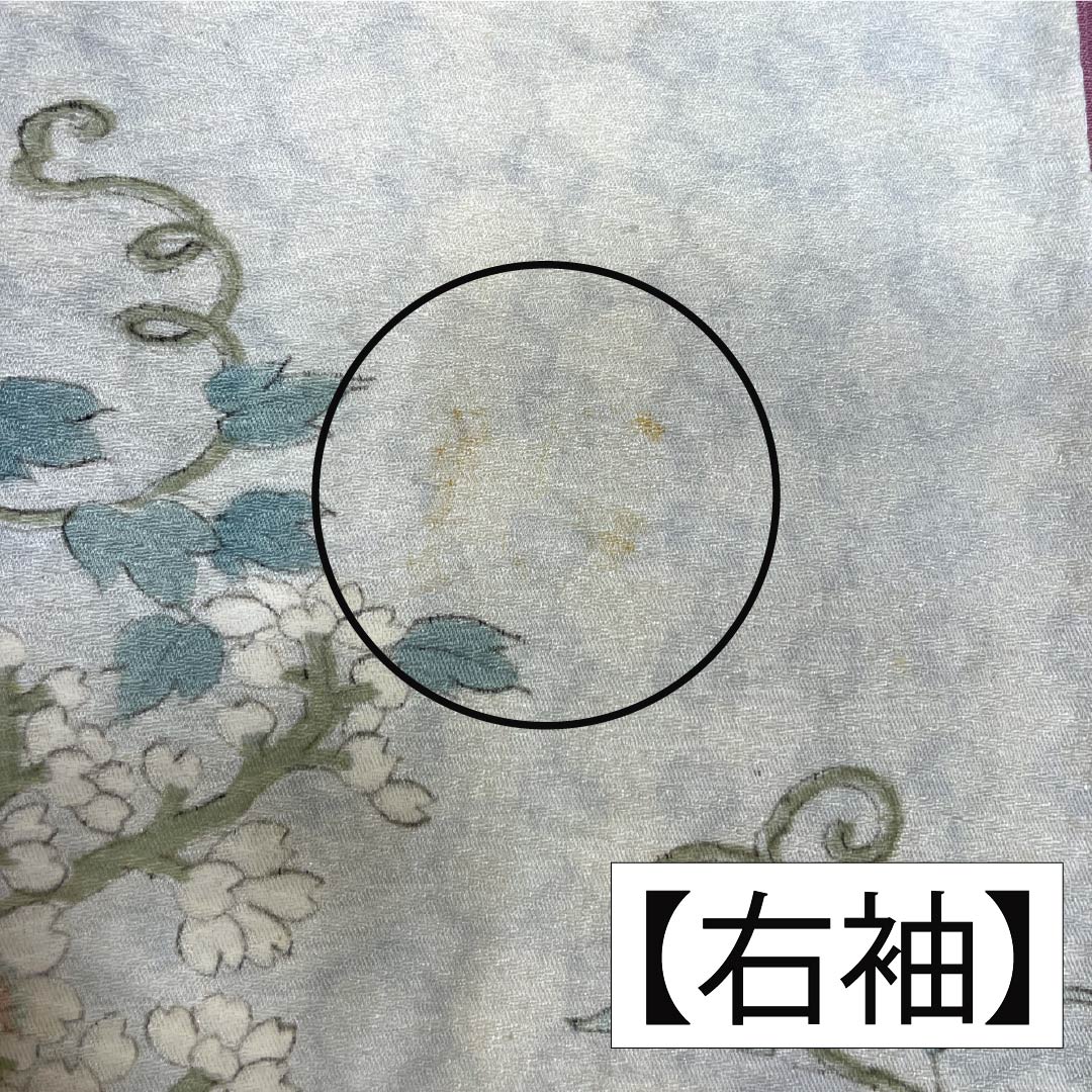 訪問着 正絹 Aランク 袷 身丈155.5cm 裄丈64.5cm 総花 グラデーション系 1112006143399