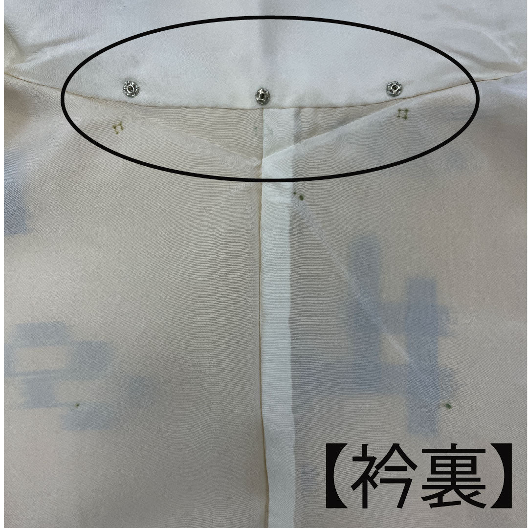 紬 身丈161cm 裄丈64cm 琉球絣 手織り 正絹 Aランク 袷 黄系 1116000983323