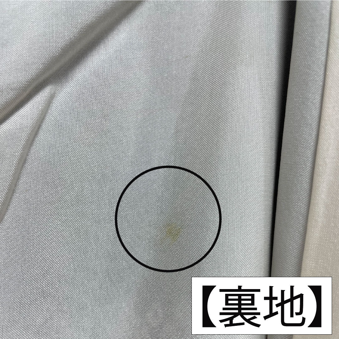 訪問着 正絹 袷 身丈154cm 裄丈63cm 瑠璃色 部分絞り 刺繡 Aランク 紺系 1112004103218