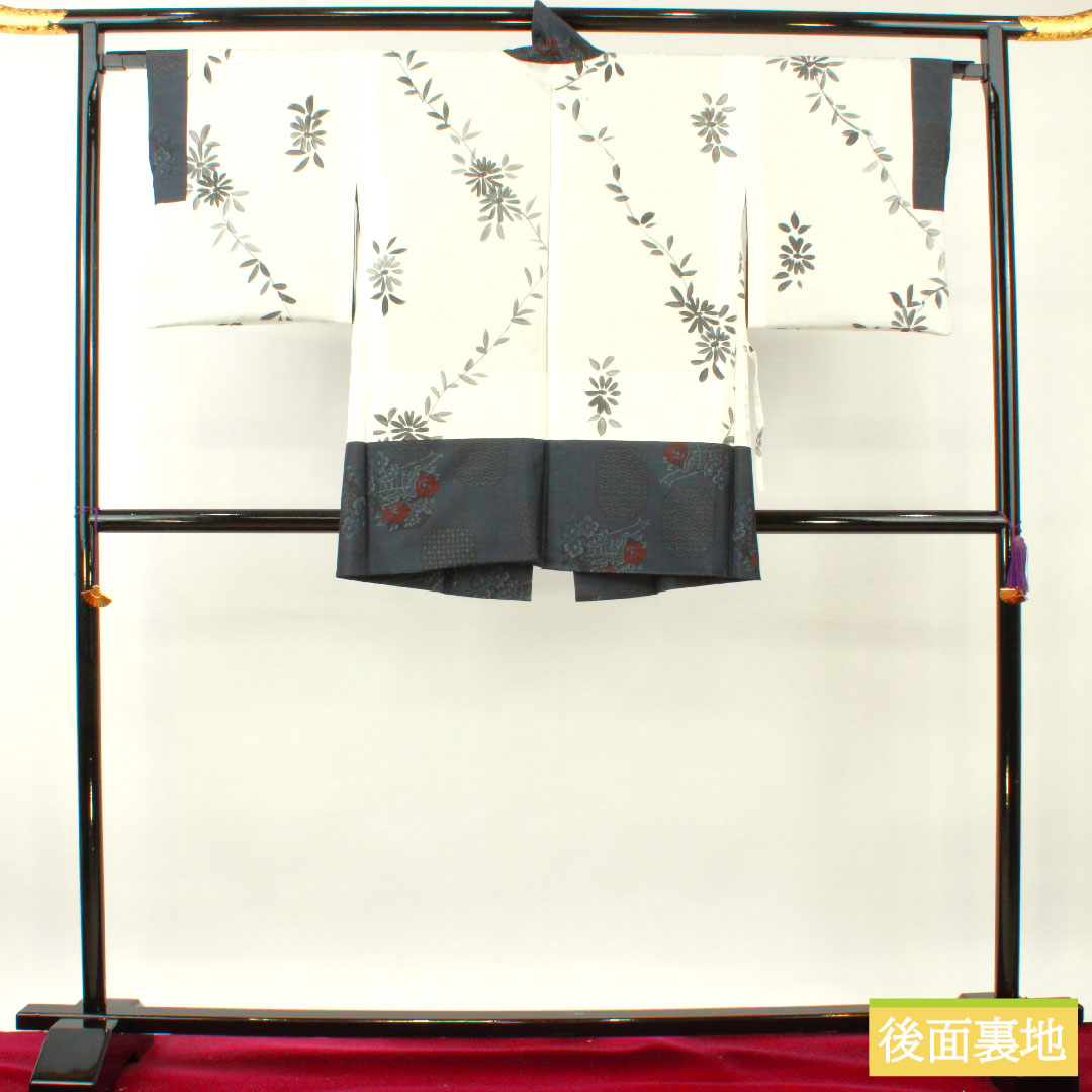 大島紬 正絹 身丈157cm 裄丈64.5cm アンサンブル Sランク 袷 紺系 1116003242318