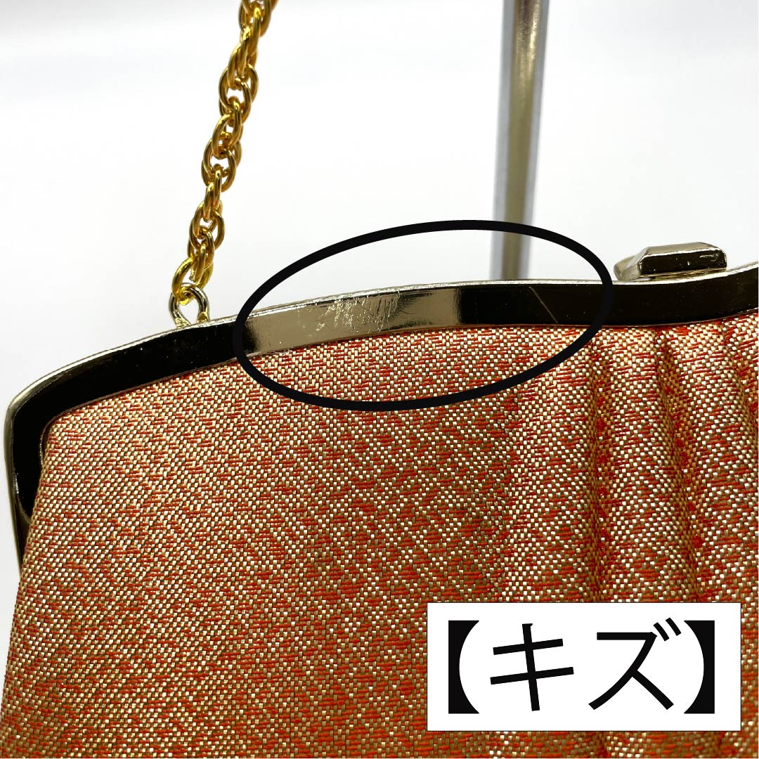 (新古品)草履バッグセット フォーマル Aランク 2way 佐賀錦 Mサイズ 金系 1133000323321