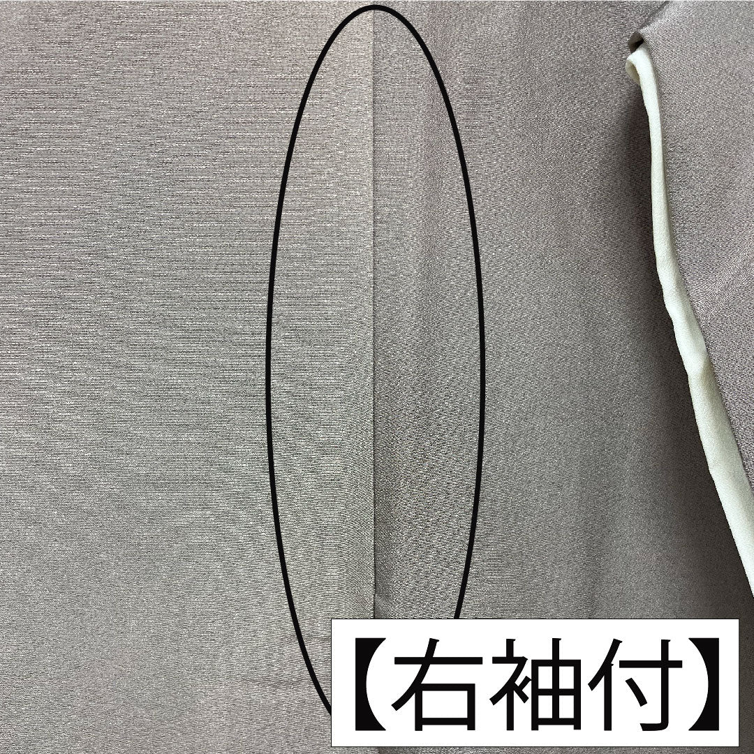Colored Tomesode, pure silk, length 165cm, sleeve length 66cm, lined, plum gray, genuine Kaga Yuzen, Ichiro Kakimoto, floral pattern, three crests, circle with three split quince, B rank, three crests, purple, 1111001314520