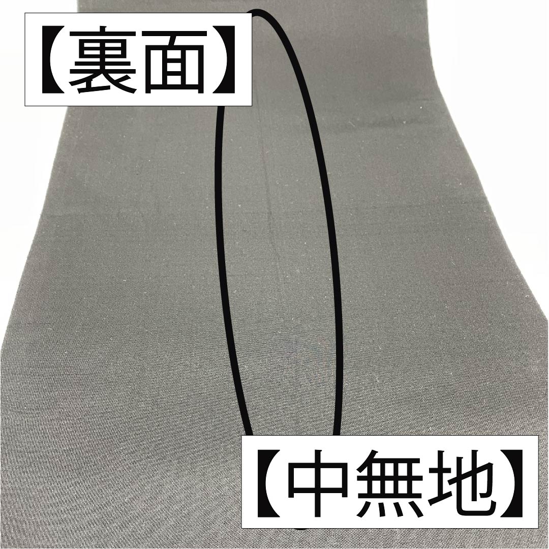 袋帯 正絹 グラデーション 立湧扇紋 向かい鶴 華文 宝尽くし 帯丈436cm Sランク 六通 フォーマル グラデーション系 1123012092399